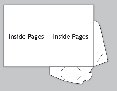 Type 01 Presentation Folder - One flap, No Gusset