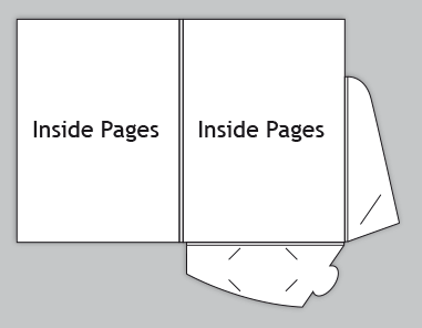 PF-2 One Flap with Gusset Back Diagram