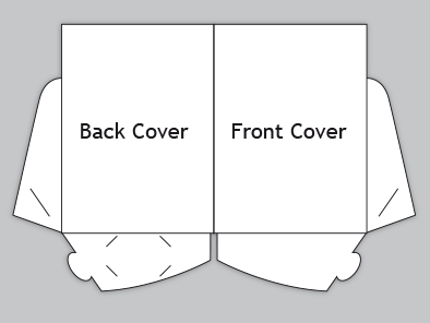PF-3 Two Flaps No Gusset Front Diagram