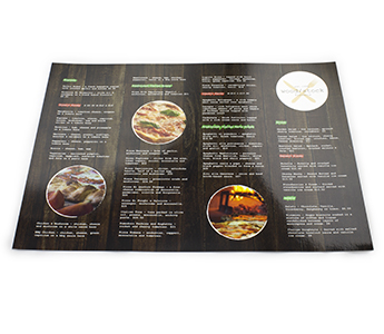 Flat table menus