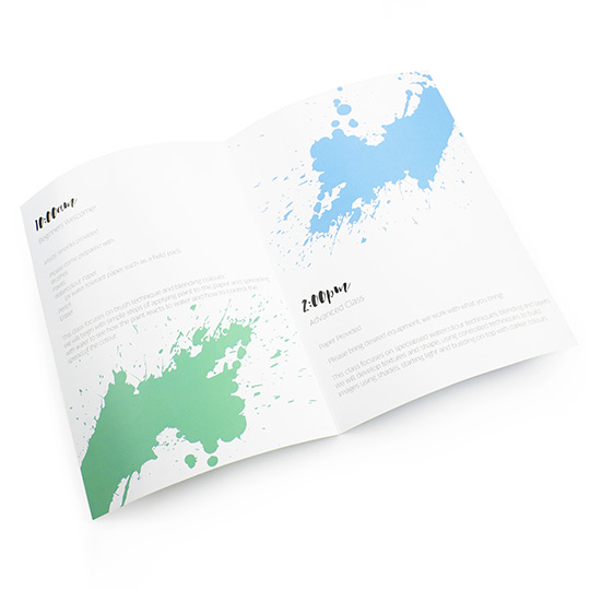 A4 Fold to A5 Brochure