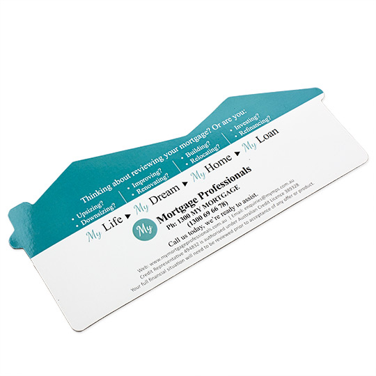 Double Roofed House Magnet