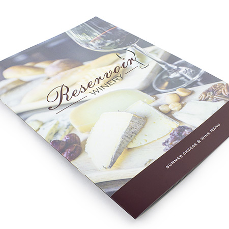 A4 Saddle Stitch Hard Cover 350gsm with Matt Laminate