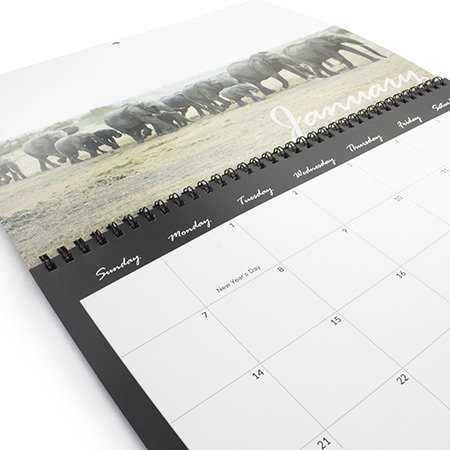 A4 Wire Bound Calendar