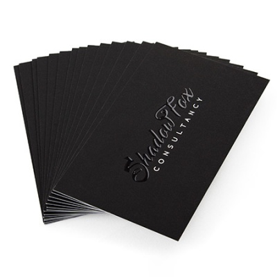 Business Cards 90x55 Clear Scodix Business Cards 90x55 Clear Scodix