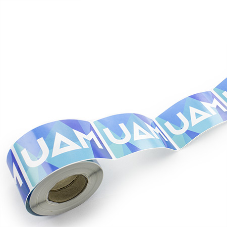 Square Stickers on Roll