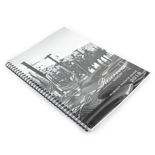 A4 Wire bound Printed Cover + Laminate