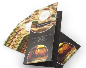 A4 Fold DL Menu 350gsm Gloss A4 Fold DL Menu 350gsm Gloss
