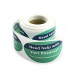 Oval Stickers on Roll