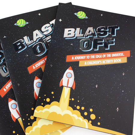 Raised Metal Silver Special Embellishment Saddle Stitched Magazine